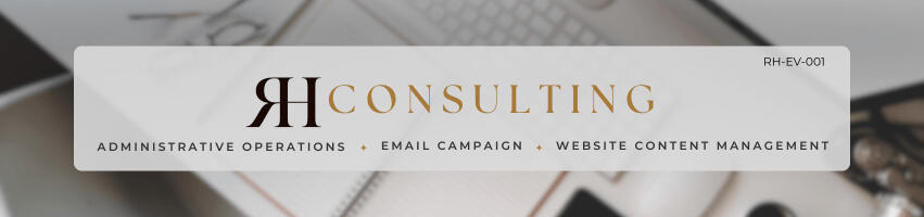 Royceka Hanna Consulting Royceka Hanna Consulting monogram logo